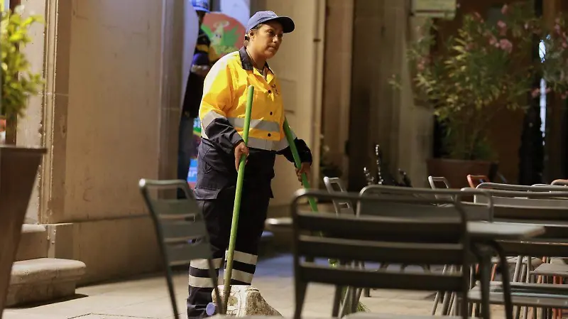 mujeres que trabajan de madrugada en el Centro